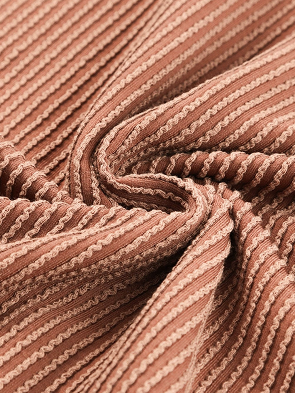 Cozy Blue Ribbed T-shirt Dress with Pocket