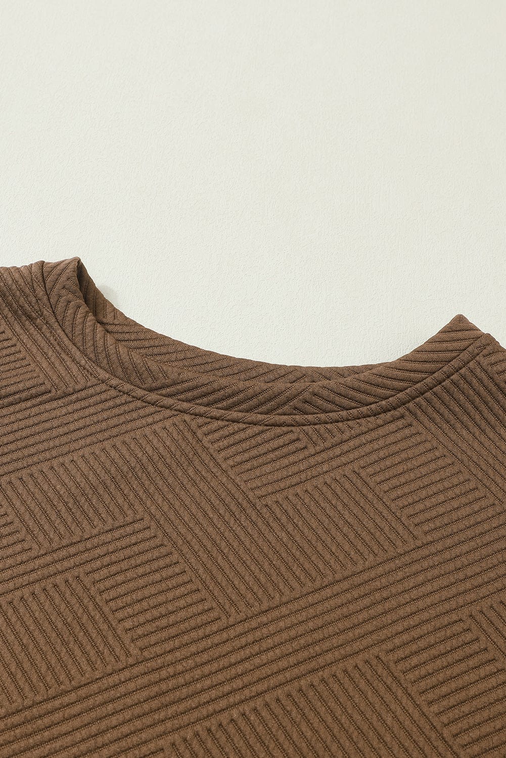 Cozy Brown Ribbed Lounge Set