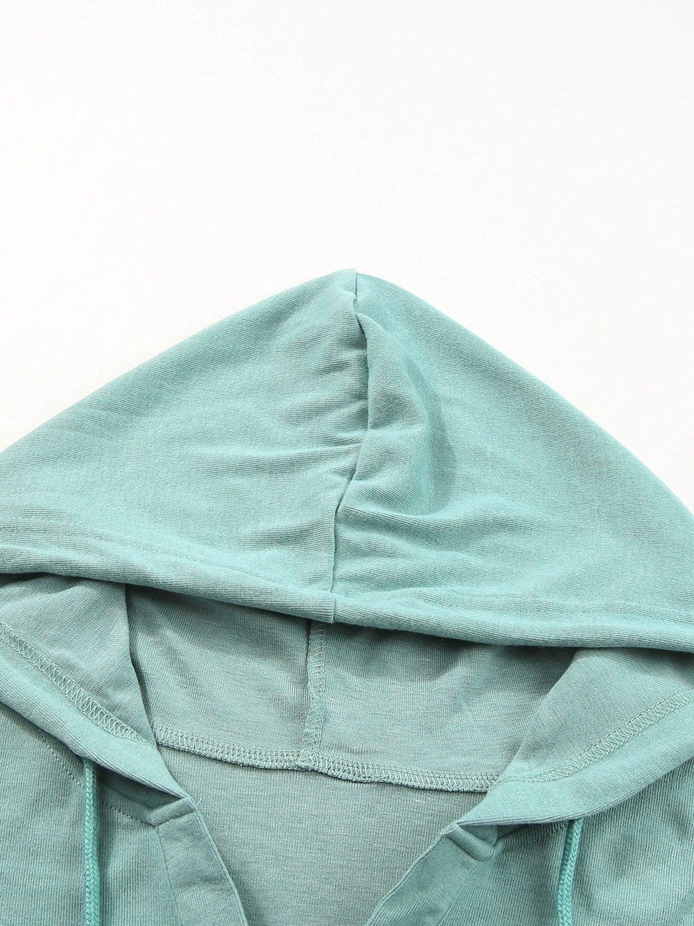 Cozy Button-Up Hooded Hemline Hoodie