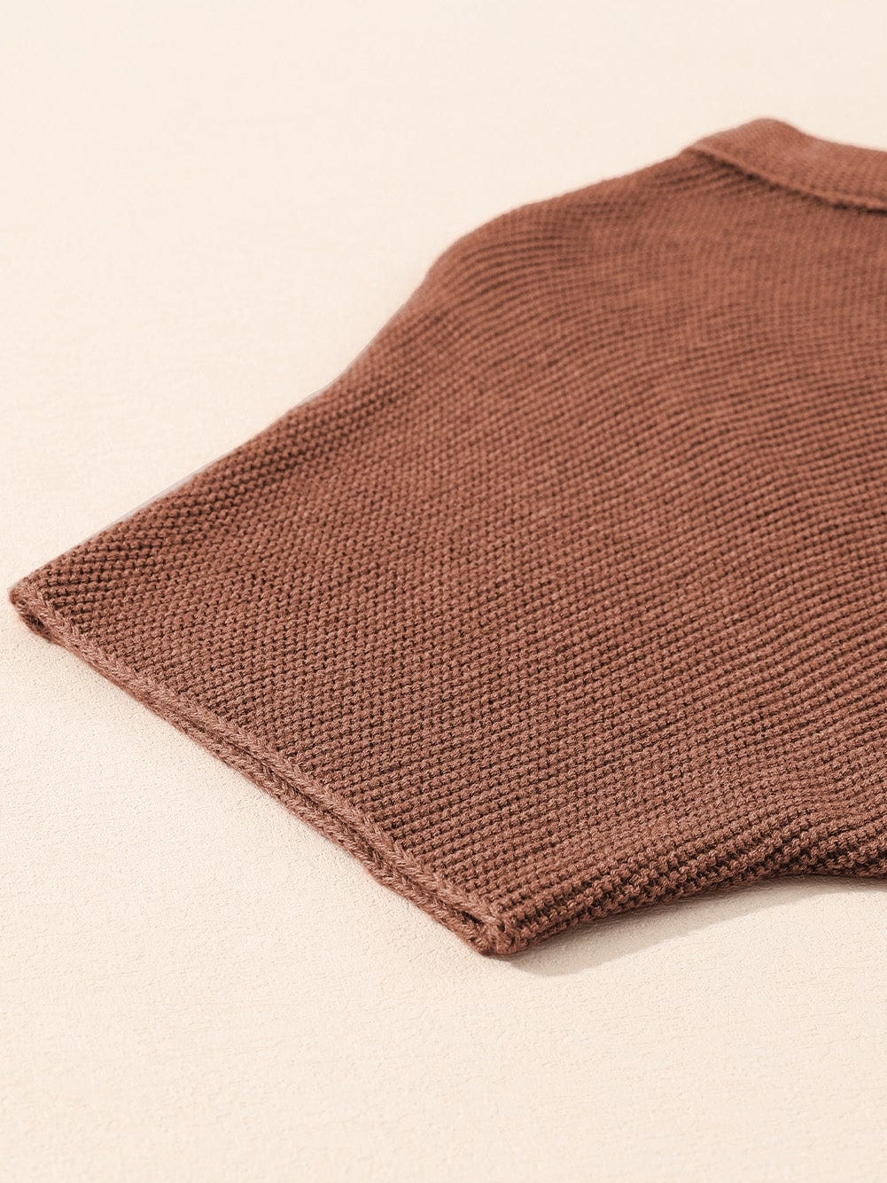 Cozy Coffee Batwing Sleeve High Neck Sweater