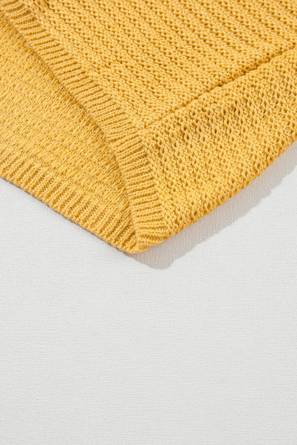 Cozy Ginger Short Sleeve Knit Sweater with Dolman Sleeves