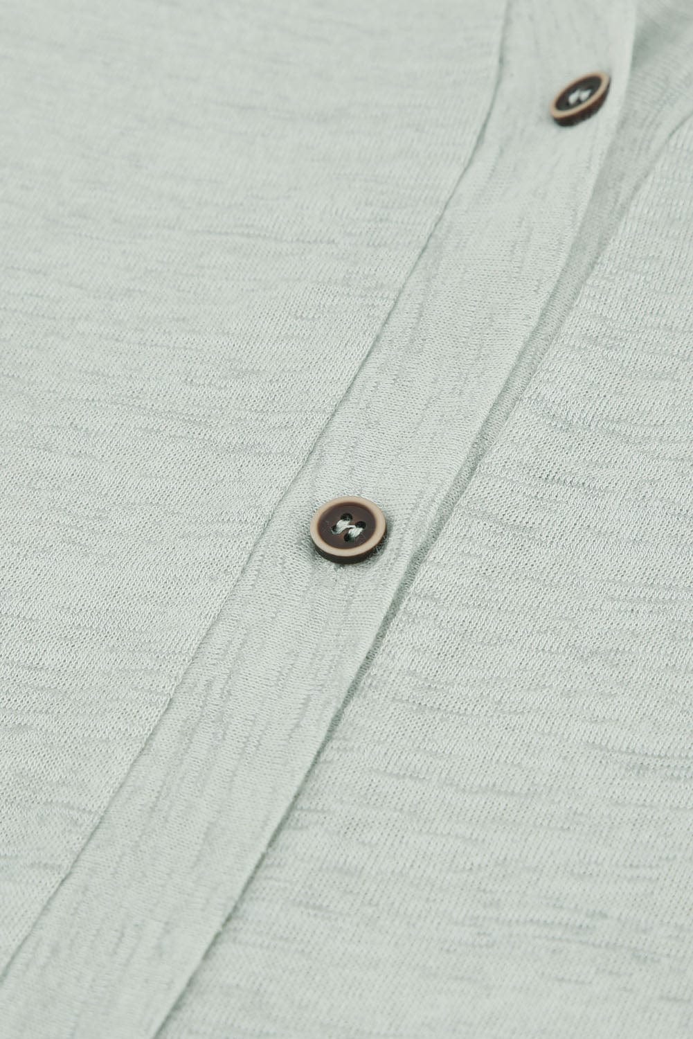 Cozy Green V-Neck Cardigan with Buttons