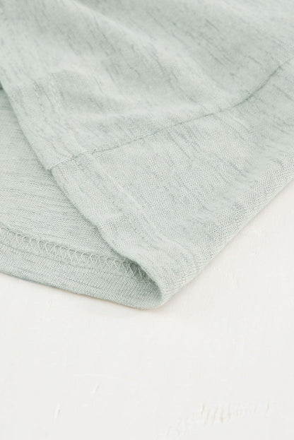 Cozy Green V-Neck Cardigan with Buttons