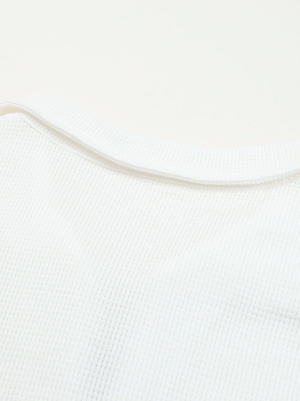 Cozy White Ribbed Zip-Up Sweater and High Waist Shorts Ensemble