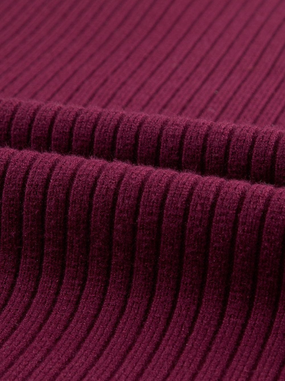 Crimson Dahlia Ribbed Knit Short Sleeve Sweater Dress with Patch Pocket