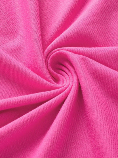 Crimson Red Extended Length Short Sleeve Slit Detail Drop Shoulder Blouse