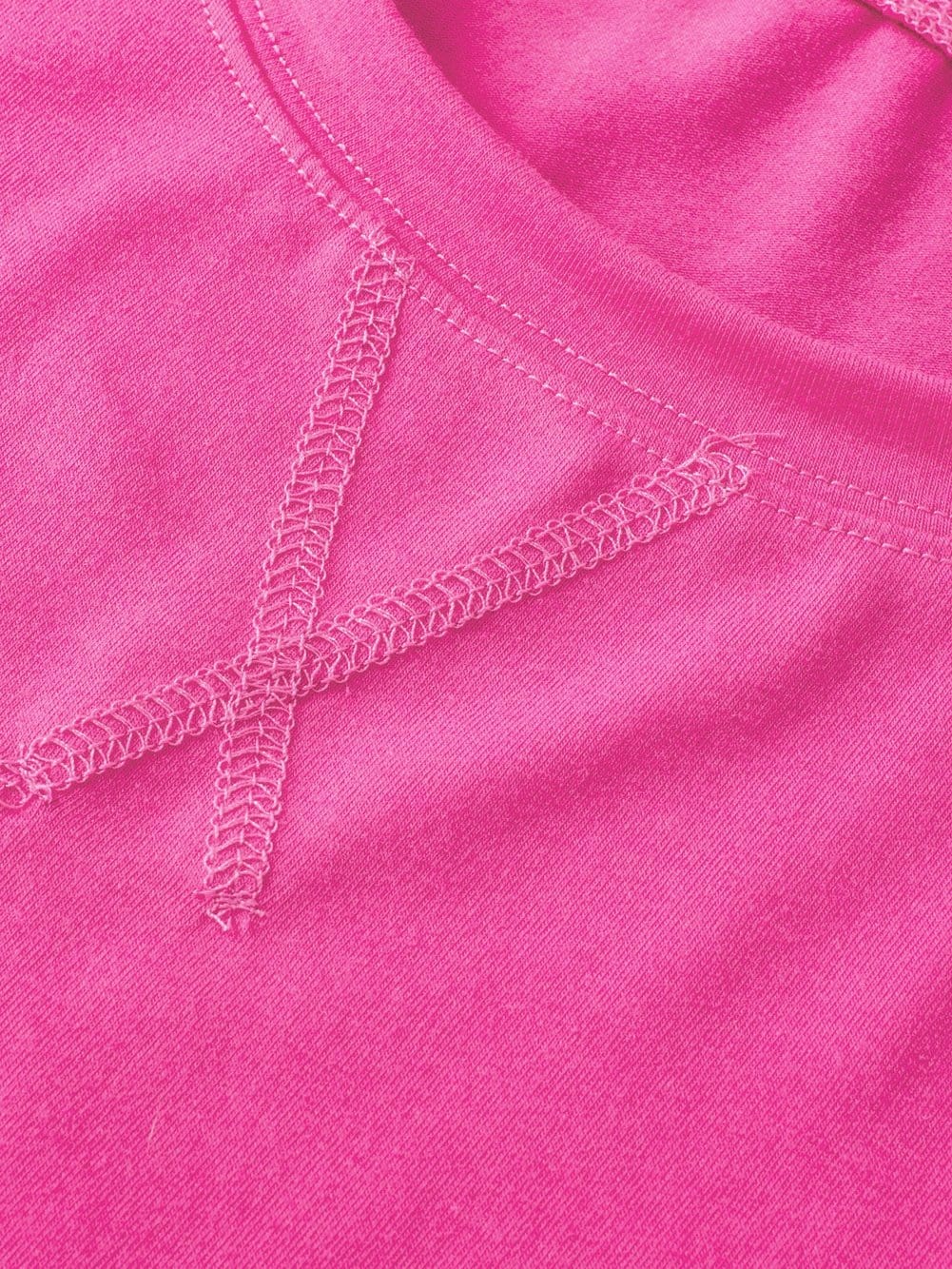 Crimson Red Extended Length Short Sleeve Slit Detail Drop Shoulder Blouse