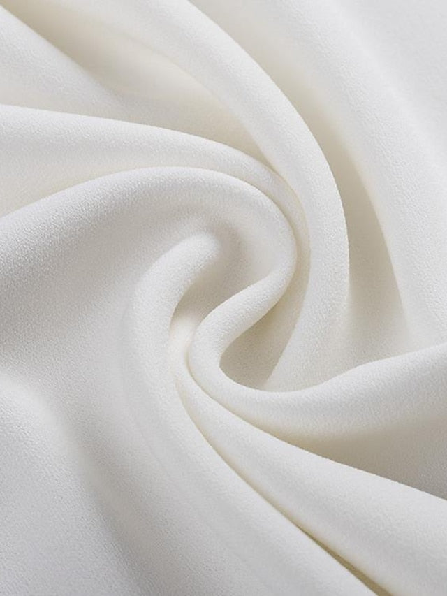 Women's Blouse Shirt Plain Shirt Collar Business Basic Elegant Tops Blue Yellow Gray - LuckyFash™