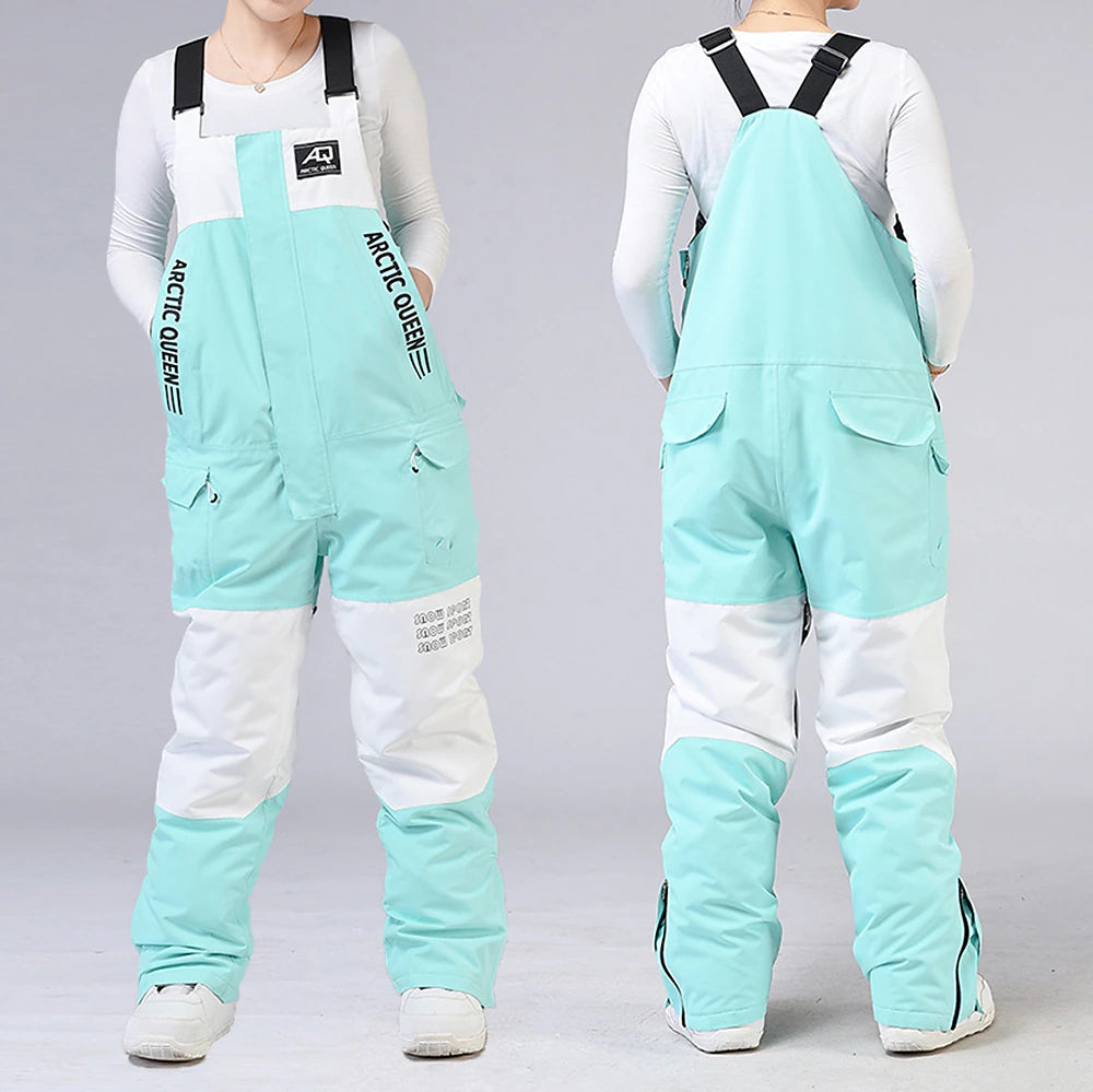 ARCTIC QUEEN Men's Women's Ski / Snow Pants Outdoor Winter Thermal Warm Waterproof Windproof Breathable Bib Pants Bottoms for Skiing Camping / Hiking Ski Winter Sports