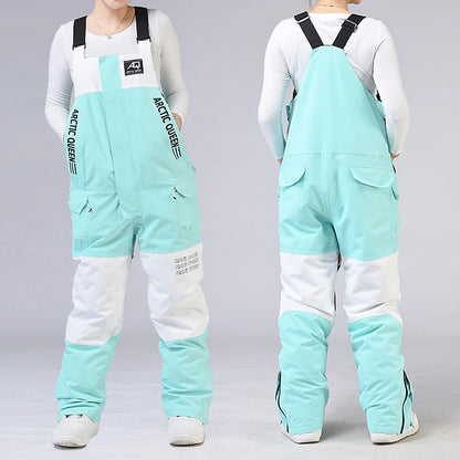 ARCTIC QUEEN Men's Women's Ski / Snow Pants Outdoor Winter Thermal Warm Waterproof Windproof Breathable Bib Pants Bottoms for Skiing Camping / Hiking Ski Winter Sports