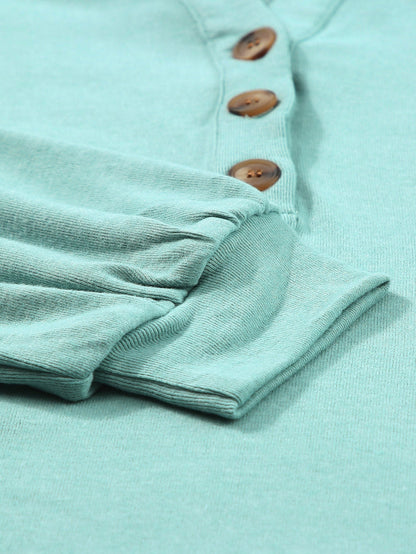 Women's Dress - Cotton Linen Dress Casual Dress Shift Dress Midi Dress Cotton Blend Fashion Modern Outdoor Daily Vacation Shirt Collar Button Half Sleeve Summer Spring 2023 Regular Fit White Blue Green Plain