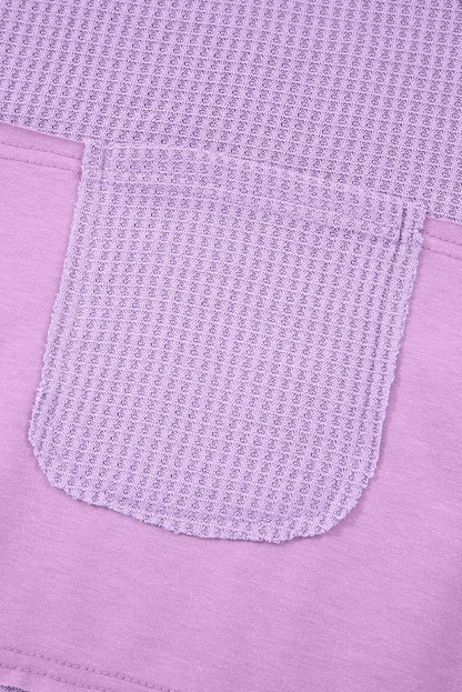 thermal knit long sleeve top