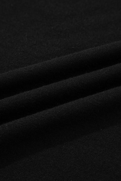 black long sleeve top