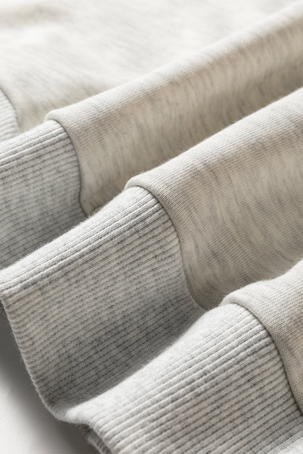 light grey sweatshirt