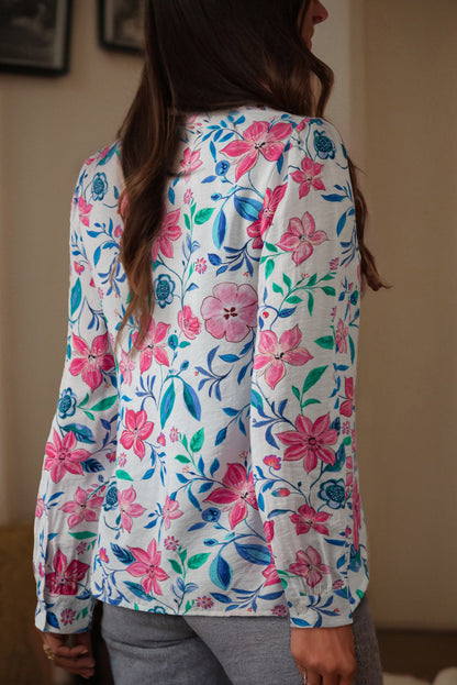 floral print shirt