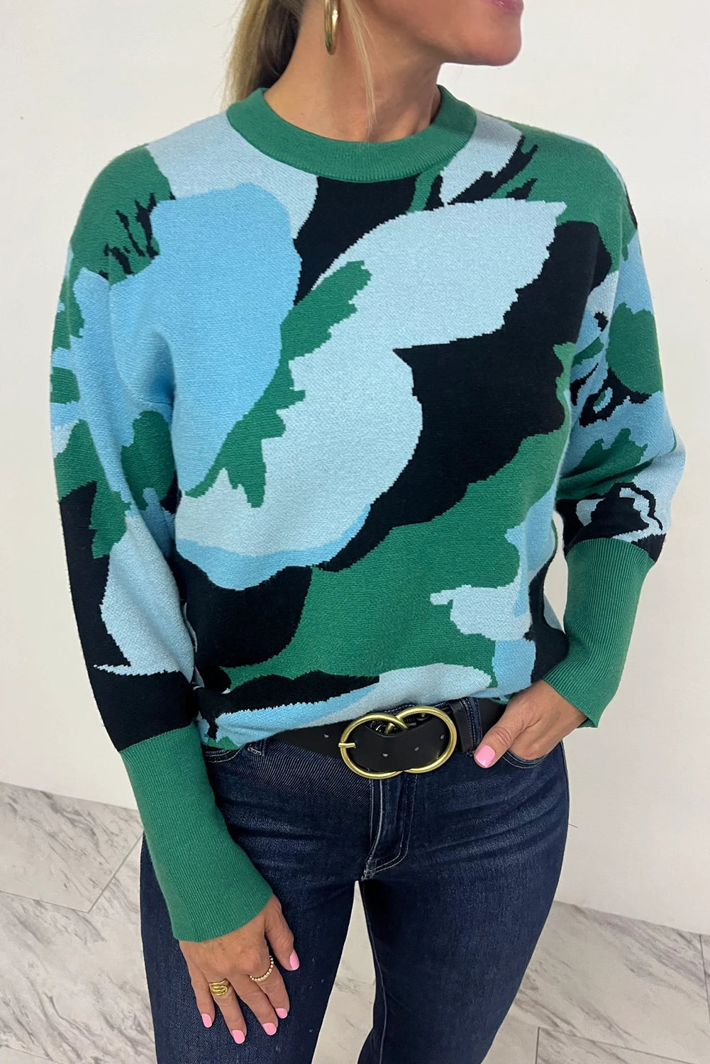Green Hollis Sweater
