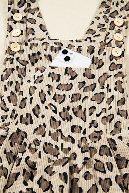 leopard wide leg jumpsuit