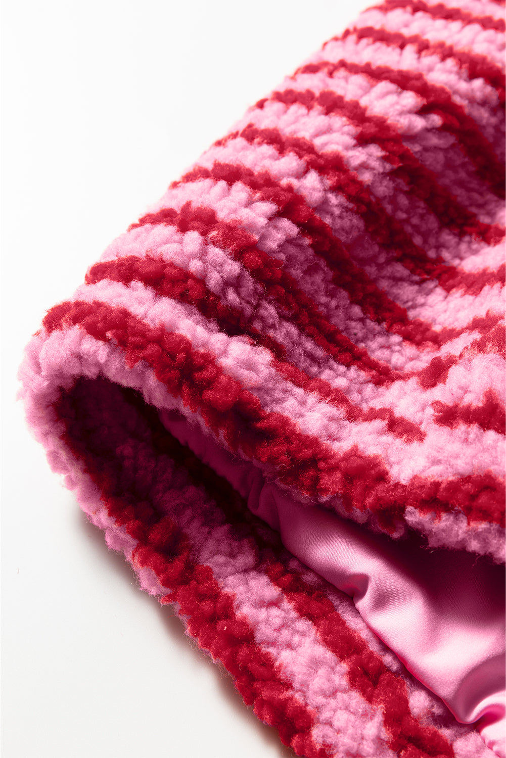 pink stripe sweatshirt