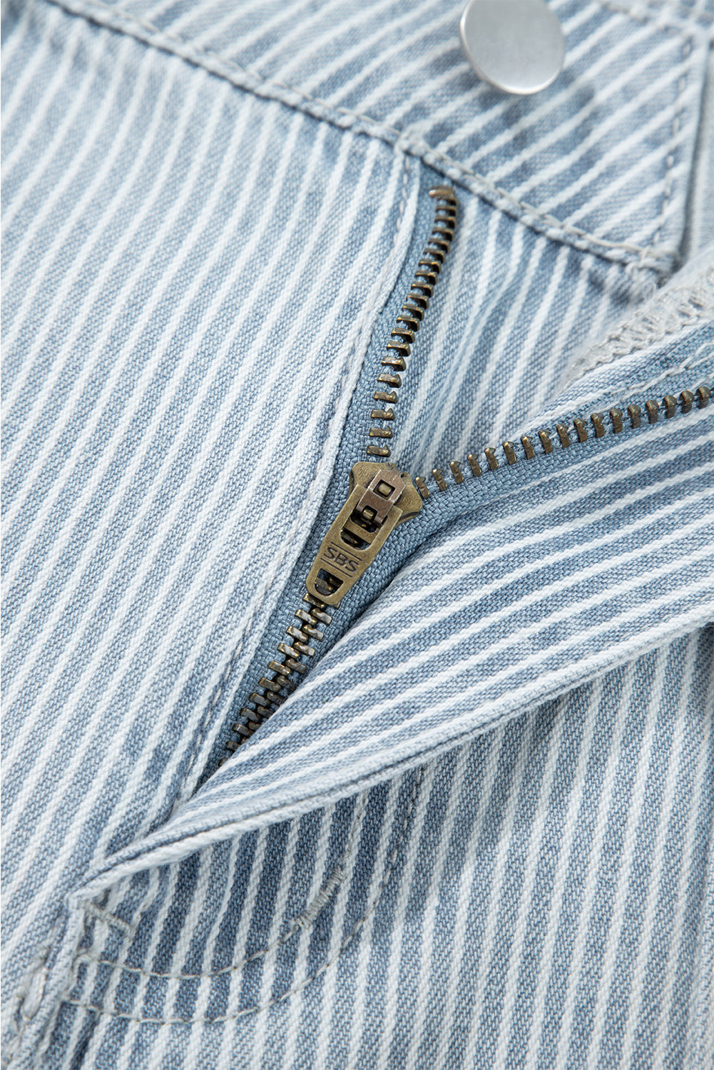 stripe wide leg jeans