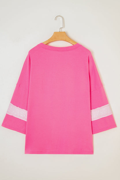 pink top plus size