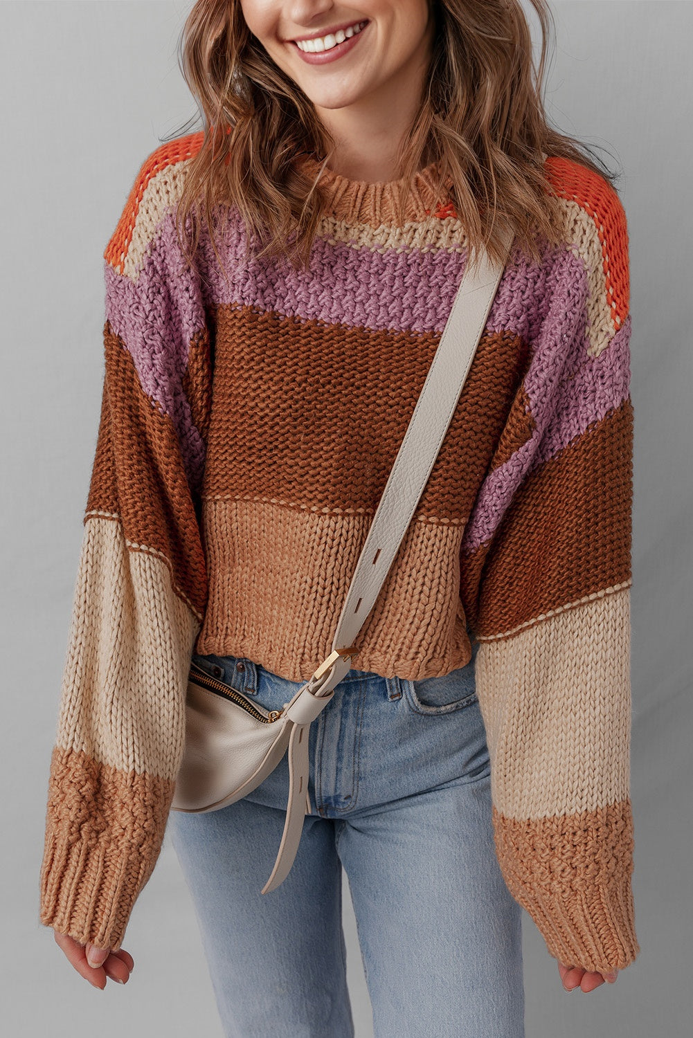 colorblock sweater