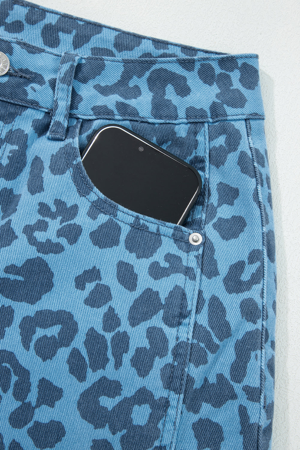 leopard print jeans womens