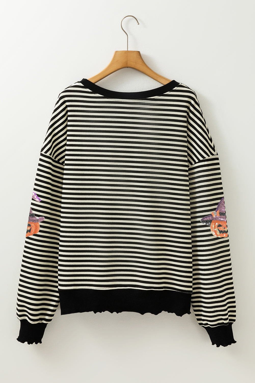 striped long sleeve top