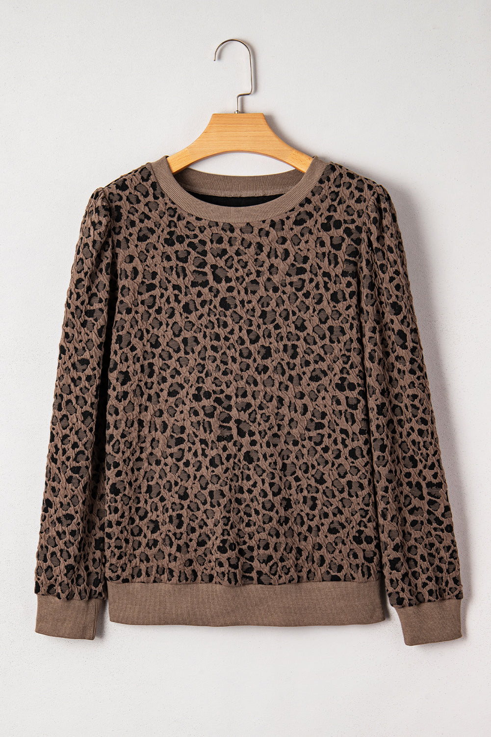leopard long sleeve top