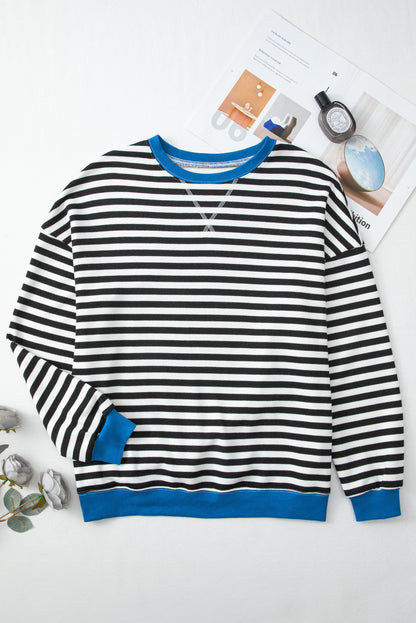 striped sweatshirt