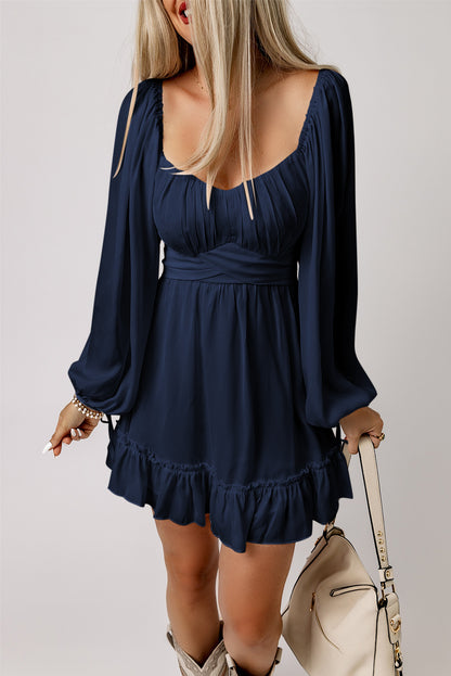 Square Neck Mini Dress