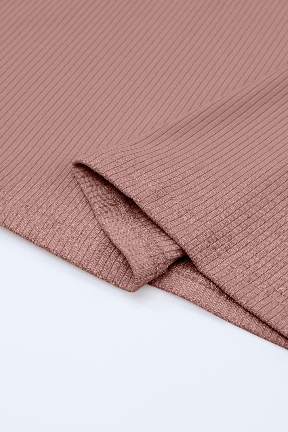 ribbed long sleeve top