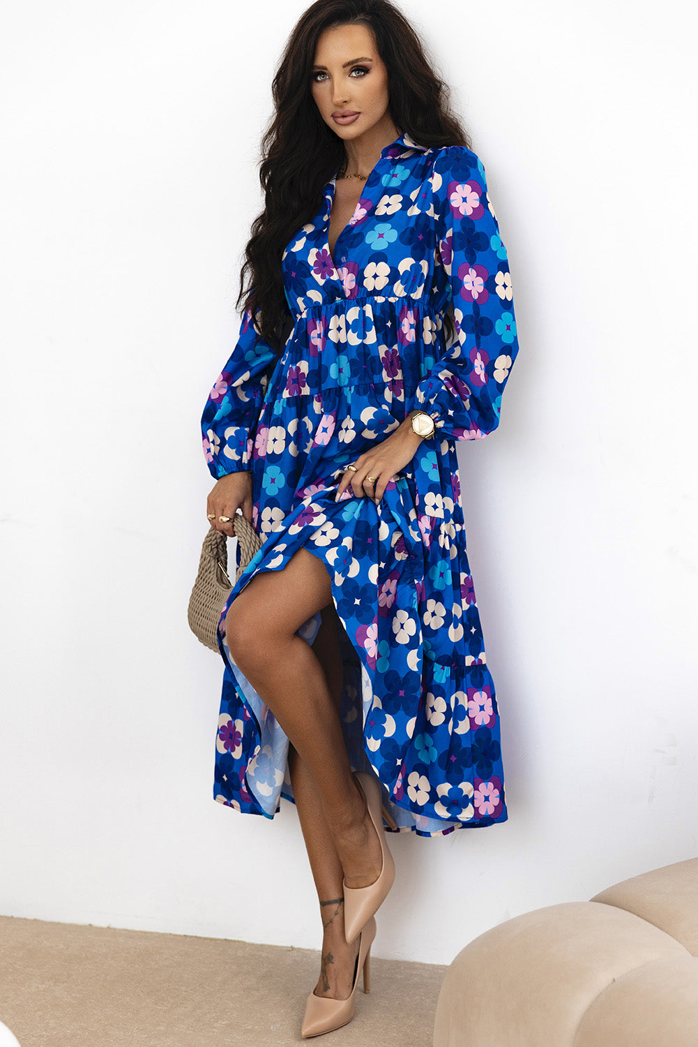 floral midi dress