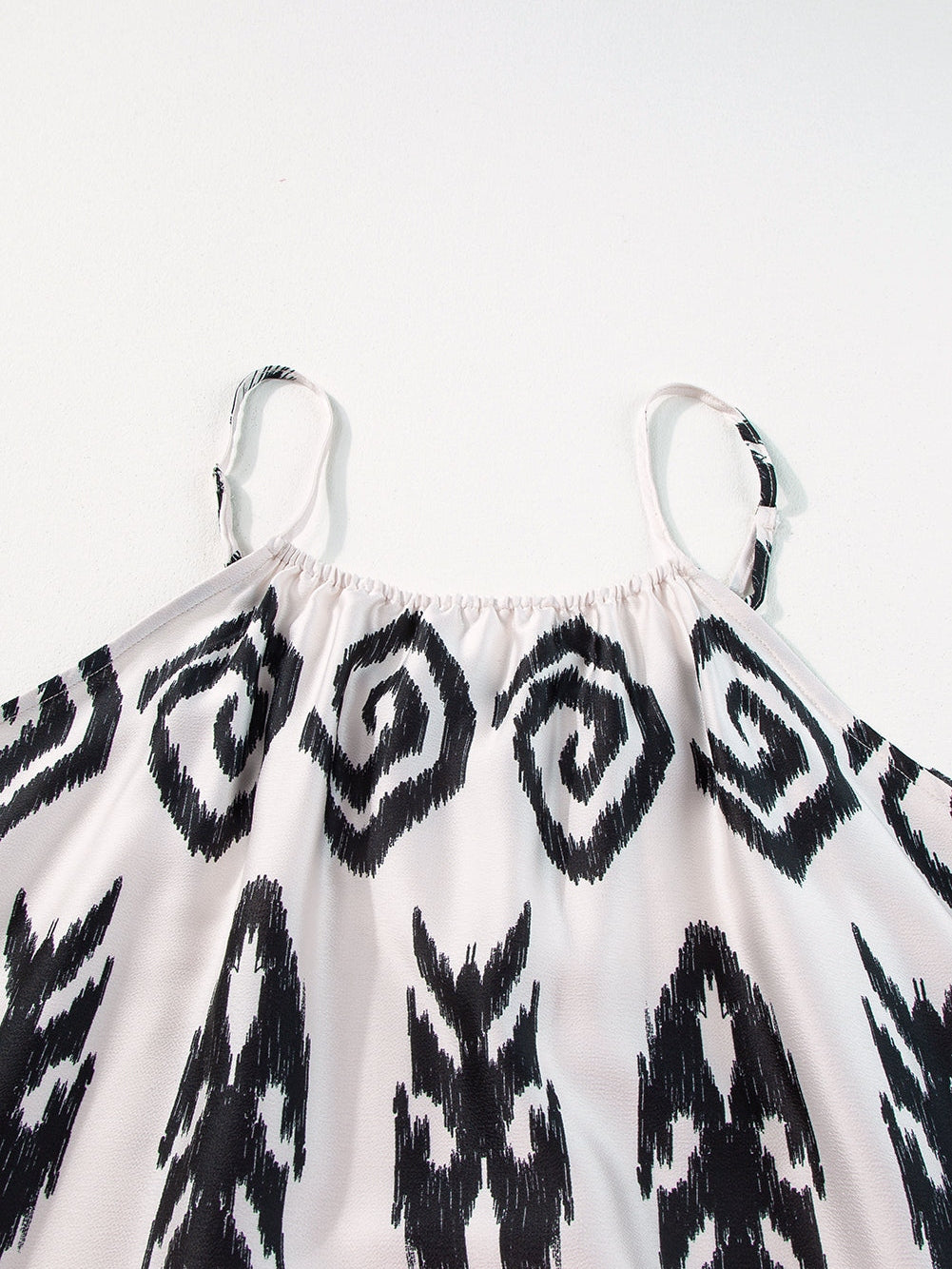 Cowgirl Chic Black Aztec Western Print Halter Maxi Dress