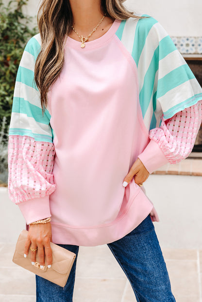 striped pullover top