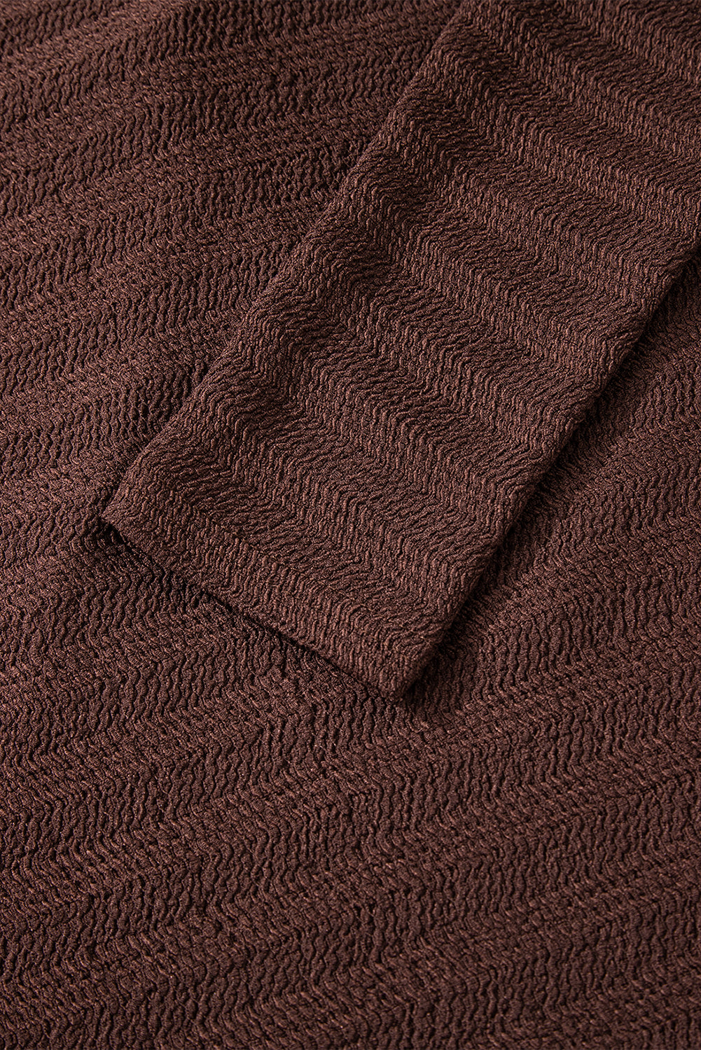 textured knit long sleeve top