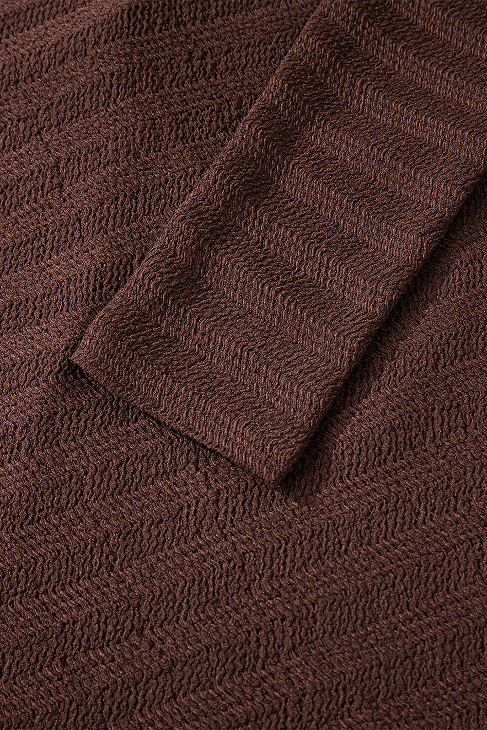 textured knit long sleeve top