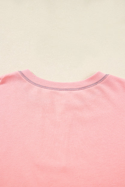 color block sweatshirt