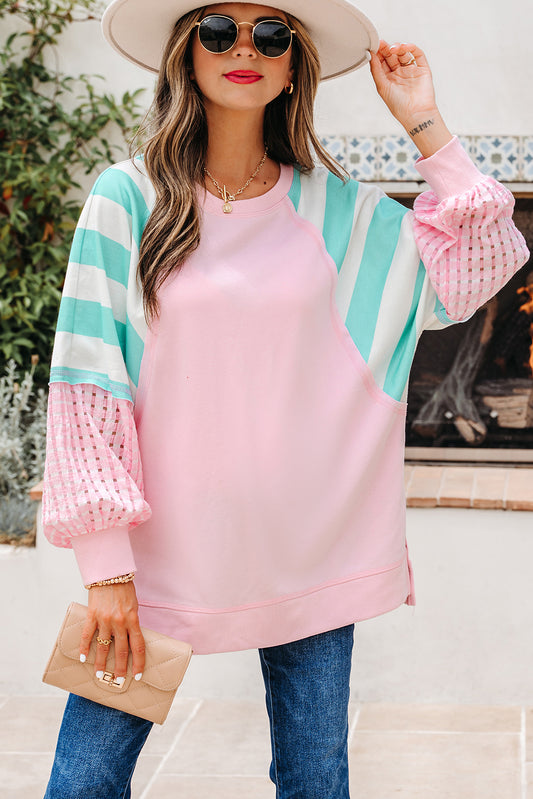 striped pullover top