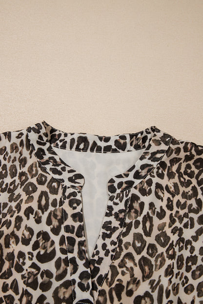 leopard swing dress