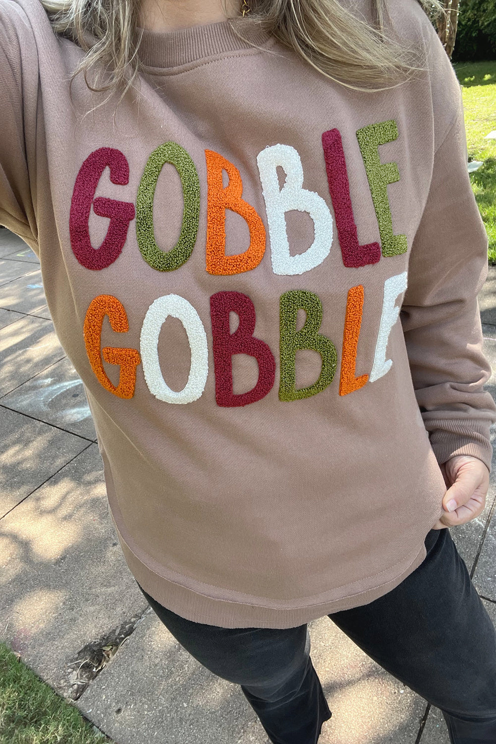 thanksgiving graphic sweatshirt