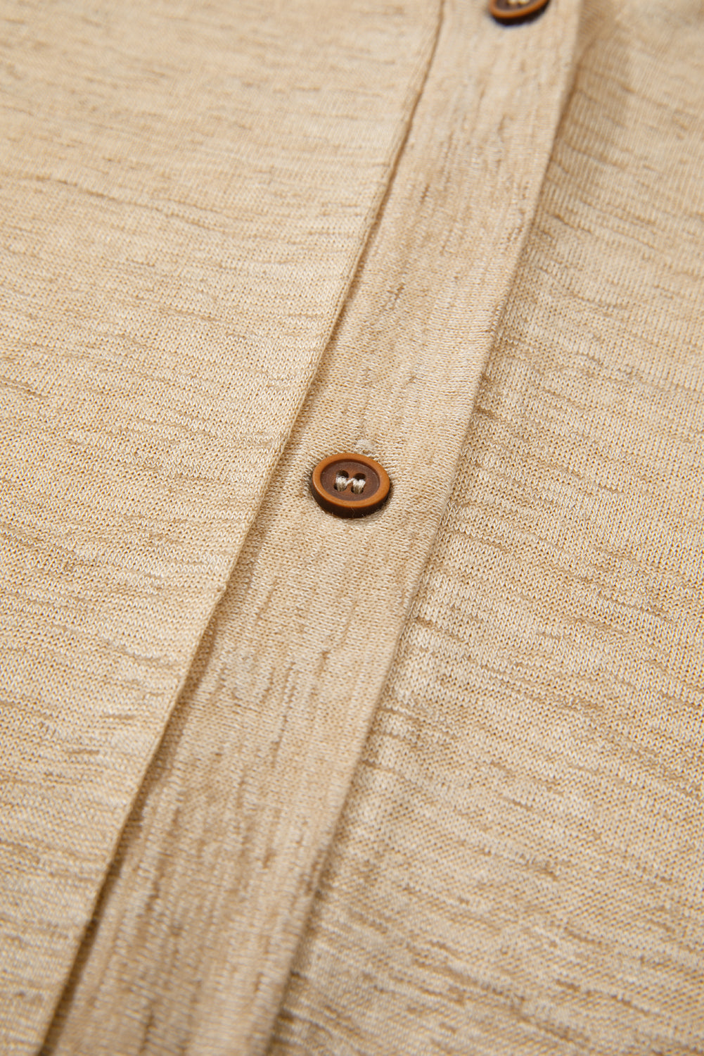 Solid Color Open-Front Buttons Cardigan