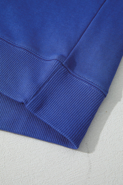 varsity striped sweatshirt