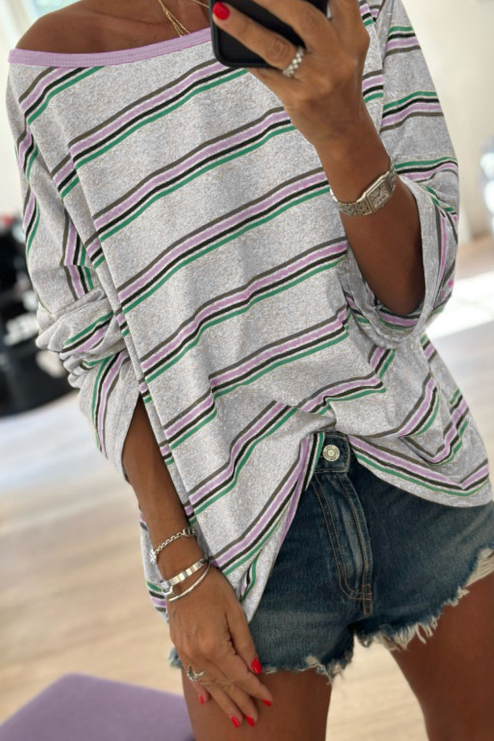 long sleeve casual top