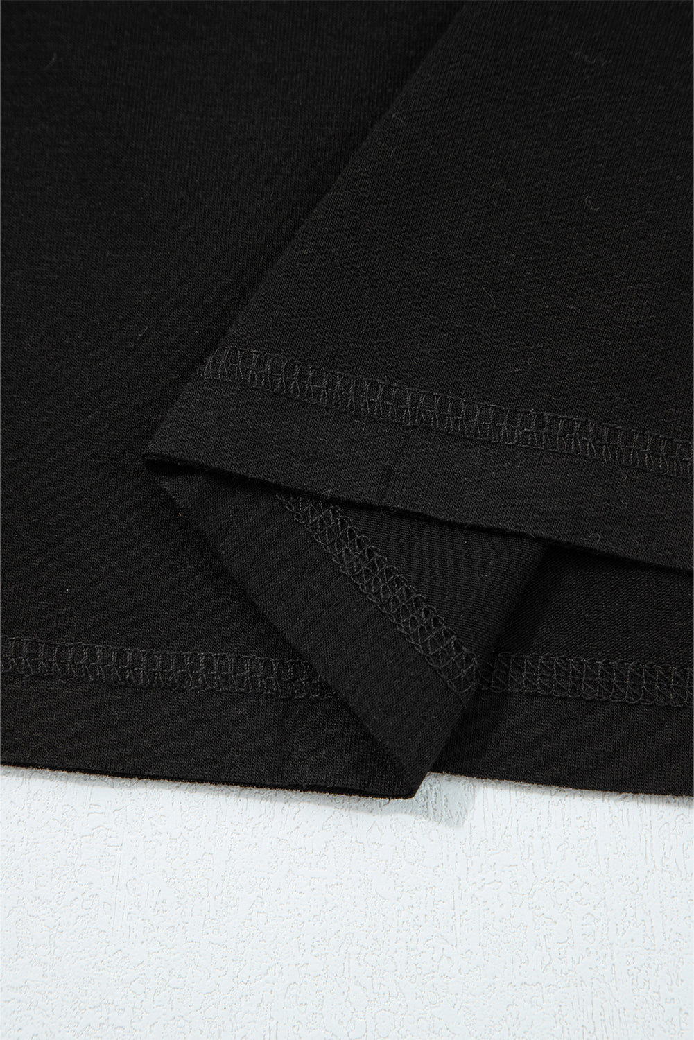 black long sleeve top