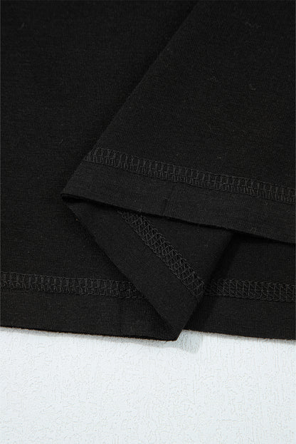 black long sleeve top