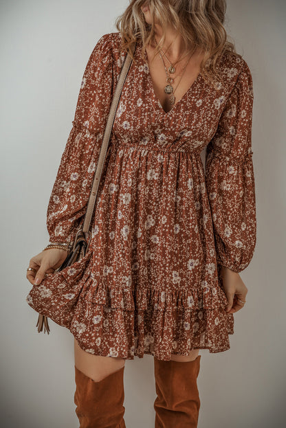 boho floral dress