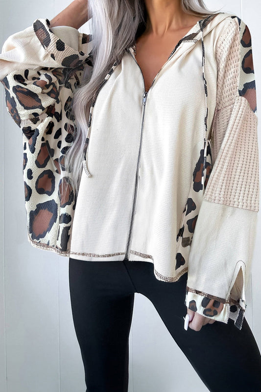 oversized zip up hoodie