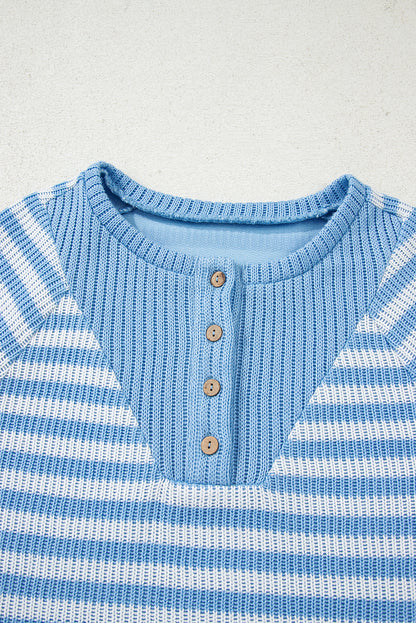 Sky Blue Stripe top