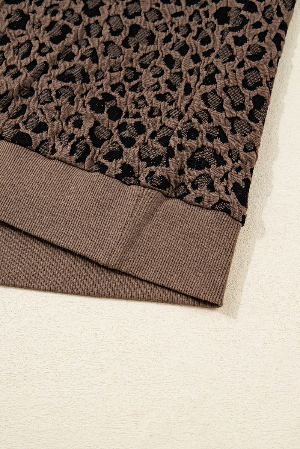 leopard long sleeve top