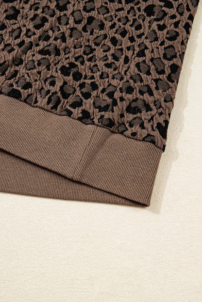 leopard long sleeve top